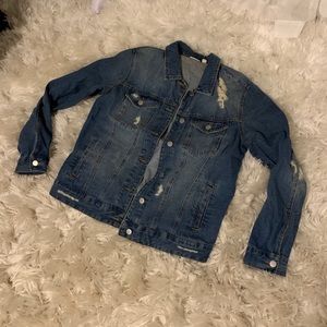 BP distressed denim jacket
